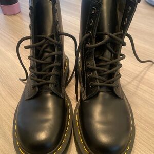 Dr. Martens Black Leather Boots